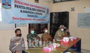 Muspika Ciruas Hadiri Pembentukan Panitia Pilkades Desa Singamerta