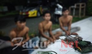 Curi Kabel Tembaga, Tiga Pemuda Diamankan Polisi di Parangloe Gowa