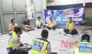 “Yuk Ngopi Wae” Ditlantas Polda Banten Ajak masyarakat Disiplin Prokes