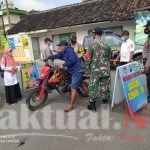 Aparat Gabungan Kec. Baki Laksanakan Operasi Yustisi di Depan Masjid Al-Aqso Desa Purbayan