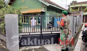 Wujud dan Cara Nyata Babinsa Kratonan Mutus Mata Rantai Covid-19