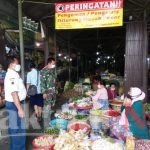 Inilah Tujuan Sertu Priyanto Sidak PPKM di Pasar Hardjodaksino
