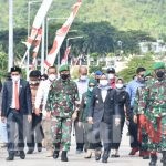Pangdam XIV HSN Lepas Satgas Penanggulangan Bencana Sulbar