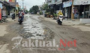 Warga Keluhkan Rusaknya Jalan Bungaraya TCP