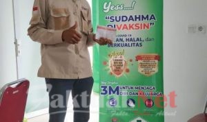 Pimpinan Wilayah Sulsel Media Faktual.net Jalani Vaksinasi Tahap Ke 2 Di Puskesmas Tompobulu Gowa