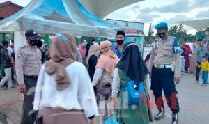 Polsek Kasemen Patroli Di Tempat Wisata