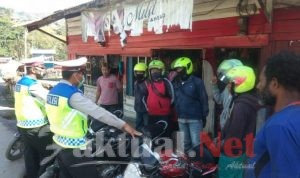 Satlantas Himbau Komunitas Ojek Tertib Lalulintas dan Patuhi Prokes