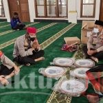 Hari Ke Tiga Bulan Suci Ramadhan, Kapolsek Kep Seribu Utara Sambangi DKM Masjid Pulau Pramuka