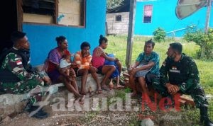 Satgas Yonif 512 Pererat Tali Persaudaraan dengan Berikan Pelayanan Kesehatan