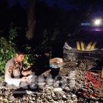 Mobil Patroli yang Dikemudikan Kapolsek Tinggimoncong Alami Laka Tunggal di Parangloe