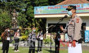 Kabag Sumda Polres Tabanan Umumkan Hasil Rikmin