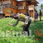 Binmas Bersama Dengan Kelompok Tani Buka Lahan, Melalui Program TERAPI