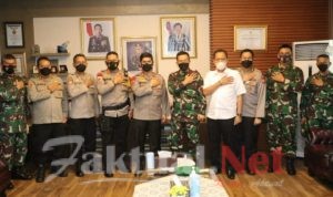 Pangdam HSN Audensi dengan Kapolda Sulsel