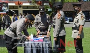 Kapolres Tabanan Pimpin Sertijab Kapolsek Seltim Dan Penebel