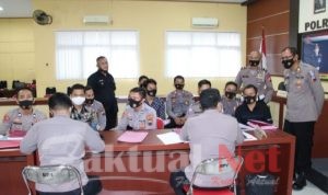 Polres Pekalongan Terima Kunjungan Tim Supervisi Operasi Keselamatan Lalu Lintas Candi 2021