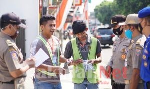 Tingkatkan Disiplin Prokes, Polres Batang Gencar Operasi Yustisi dan Bagi Masker