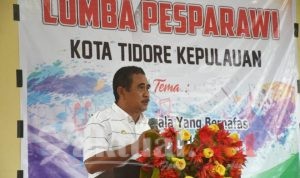Pj Sekda Tikep Resmi Buka Lomba Pesparawi Tingkat Kota