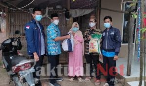 Sinergi YBM PLN UID Banten, Katar Mekar Baru dan Camat Bagikan Sembako