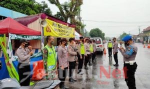 Propam Polres Pekalongan Cek Kesiapan Personil di Pos Pengamanan Ketupat Candi 2021