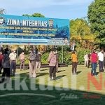 Polres Tabanan Gelorakan Semangat Zona Integritas dan Tetap Disiplin Prokes