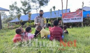 Bhabinkamtibmas Berikan Materi Pelajaran kepada Generasi Muda Bangsa