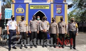Kapolres Tabanan Sambut Tim Supervisi Mabes Polri di Pos Penyekatan TAC Megati