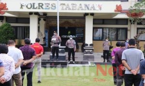 Paur Kes Polres Tabanan Himbau Tetap Patuhi Prokes