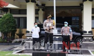 Kapolres Tabanan Memberikan Arahan Untuk Mewaspadai Varian Baru Covid-19