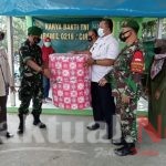 Karya Bhakti Koramil 0216/Ciruas di Posyandu Mujaher