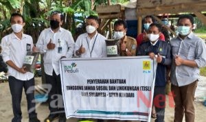 Manager PLN UPDK Kendari bersama DLHK Bertandang ke Bank Sampah Berkah Mandiri Puunggolaka