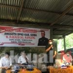 Reses di Kecamatan Parigi, Anggota DPRD Gowa H. Makmur Mangung Janji Perjuangkan Petani