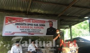 Reses di Kecamatan Parigi, Anggota DPRD Gowa H. Makmur Mangung Janji Perjuangkan Petani