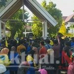 Terkait Dana PEN, Ratusan Massa PMII Bone Gelar Aksi