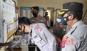 Posko PPKM Micro, Kapolres Serang Kota: Masyarakat Dan Petugas Jaga Kesehatan