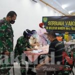 Korem 064/ MY Gelar Serbuan Vaksinasi COVID-19