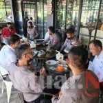 Bagun Kebersamaan Diawal Kepemimpinan, Kapolres Gowa Ngopi Bareng Dengan Pejabat Utama