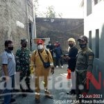 PPSU Kelurahan RBS Semprot Disinfektan di RW 03