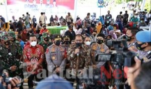 Dukung Program Sejuta Vaksin, Polda Sulsel Gelar vaksinasi Massal COVID-19 Gratis Untuk Rakyat