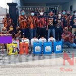 Ormas Pemuda Pancasila Ranting Semper Barat Lakukan Penyemprotan Disinfektan