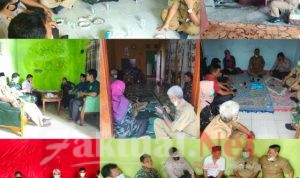 Kunjungan ke Calon Kades, Muspika Ciruas Harapkan Pilkades Damai