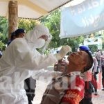 Mobilitas Tinggi, 21 Personel Polres Kep Seribu Jalani Swab Antigen di Puskesmas Pulau Lancang