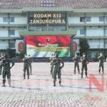 Pangdam XII/Tpr Pimpin Pelepasan Tugas Penebalan Aparat Teritorial