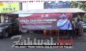 Polri Dirikan Gerai Vaksin Presisi di Polres-Polsek, Gratis dan Tanpa Syarat KTP Domisili