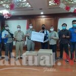 Bantu Pencengahan Penyebaran COVID-19, KNPI Jakarta Utara Bersama Biznet Serahkan Donasi 4000 Masker Medis ke Wali Kota Jakarta Utara