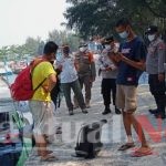 10 Pelanggar ProKes di Sanksi dan di Swab Oleh Petugas Ops Yustisi Gabungan di Pulau Lancang