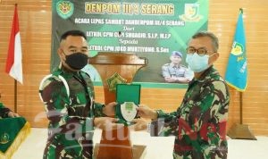 Danrem 064/ MY Hadiri Lepas Sambut Dandenpom III/ 4 Serang