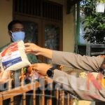 Peduli Kepada Bawahan, Kapolres Serang Berikan Bantuan Anggotanya Yang Sedang Isoman