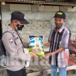 Polri Peduli, Polsek Kep Seribu Selatan Salurkan Bansos ke 34 KK di Slum Area Pulau Tidung