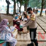 Himbau dan Bagikan 1.600 Masker, Sebagai Upaya Polres Kep Seribu Cegah Sebaran Covid-19