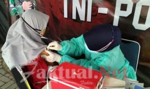 Sukseskan Program Percepatan Vaksinasi Nasional Gerai Vaksin Presisi Polres Kepulauan Seribu Suntik 62 Warga